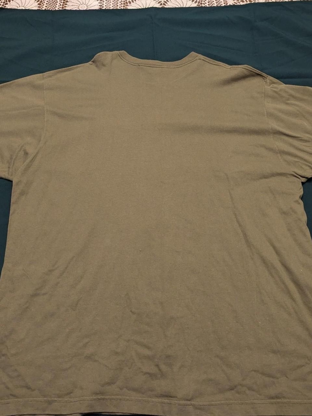 Patron Y2K Men's Crew Neck Logo T-Shirt in Olive - Picture 6 of 6